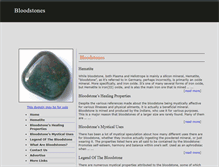 Tablet Screenshot of bloodstones.com